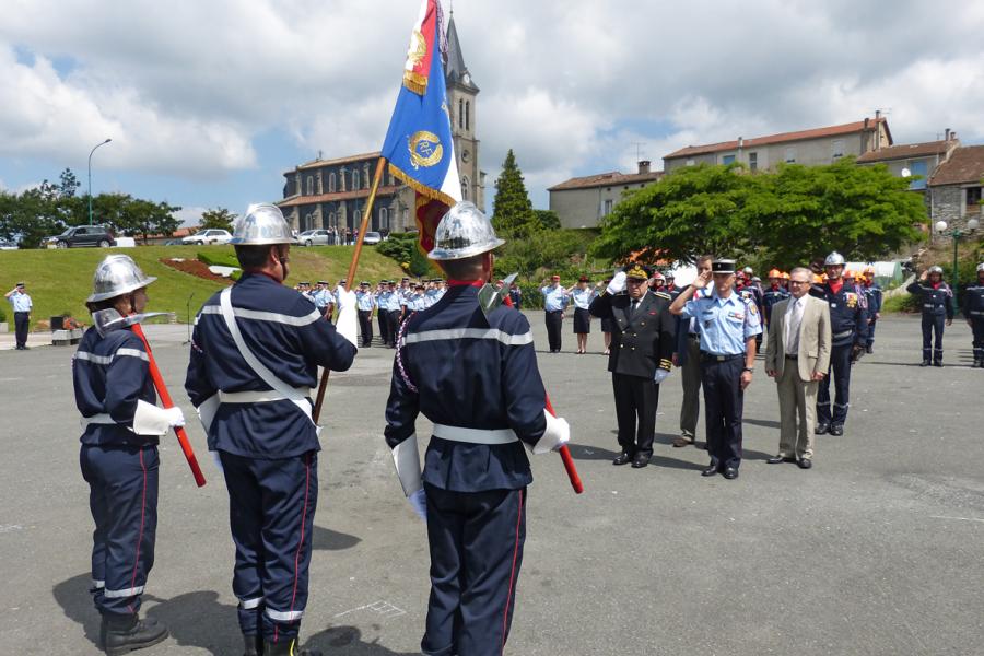 Journée nationale des sapeurs-pompiers célébrée à Lacrouzette