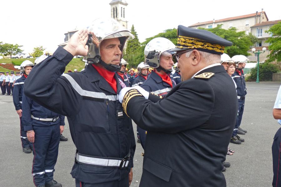 Journée nationale des sapeurs-pompiers célébrée à Lacrouzette