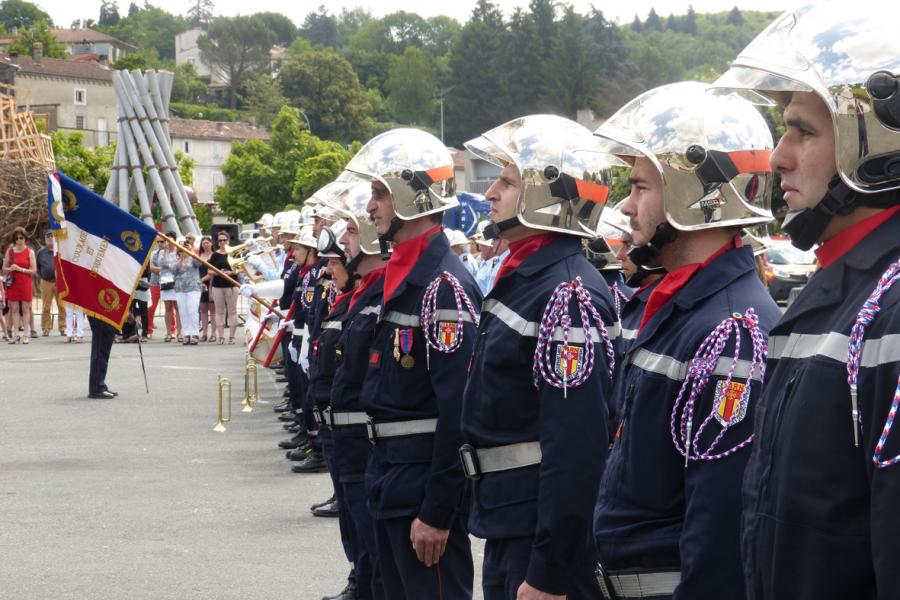 Journée nationale des sapeurs-pompiers célébrée à Lacrouzette