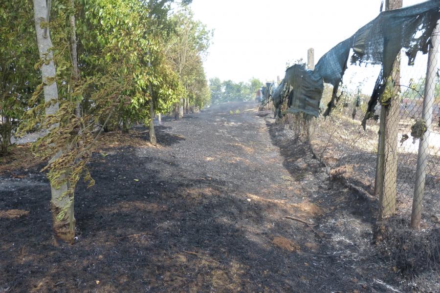 Feu dans une déchetterie sur la commune d&#039;Albi