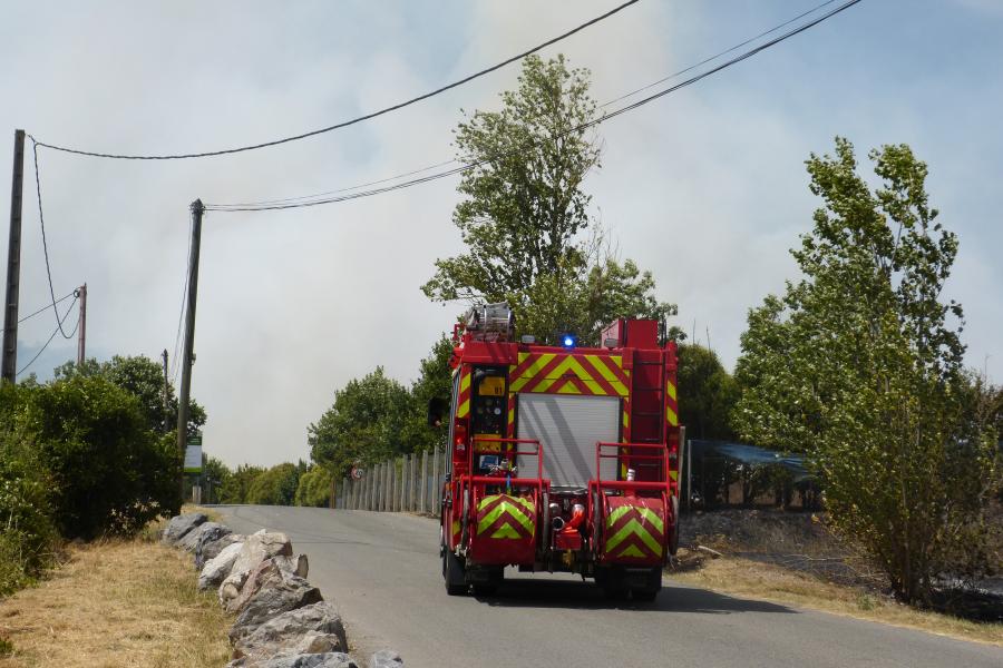 Feu dans une déchetterie sur la commune d&#039;Albi