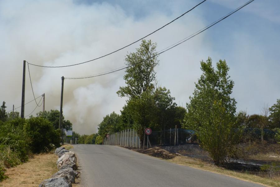 Feu dans une déchetterie sur la commune d&#039;Albi