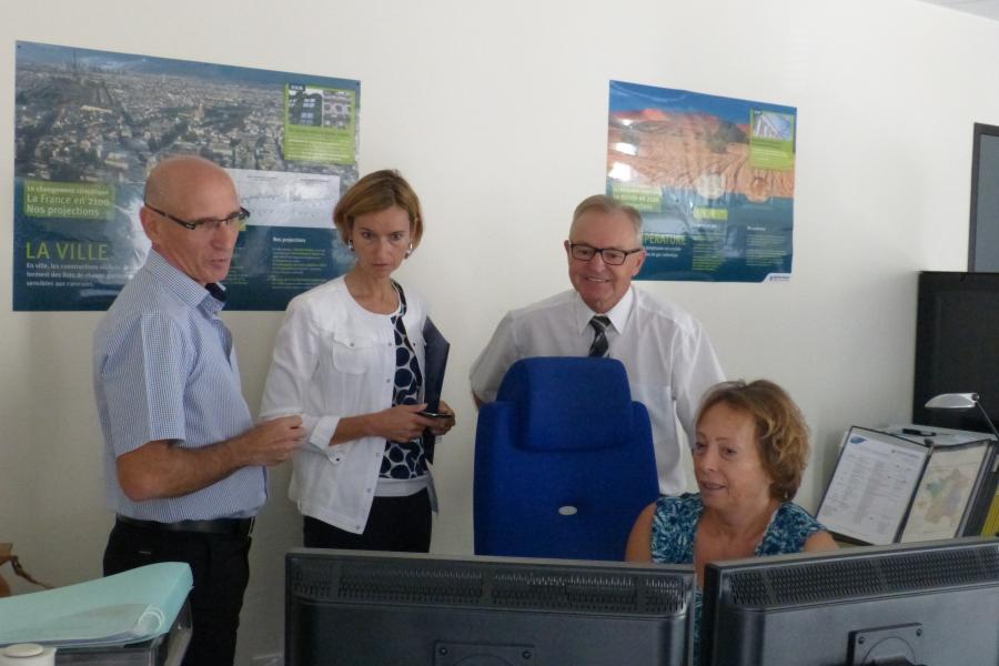 Visite de la nouvelle Directrice de cabinet du préfet au SDIS