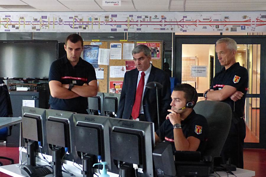 2 visites officielles au centre de traitement de l&#039;alerte