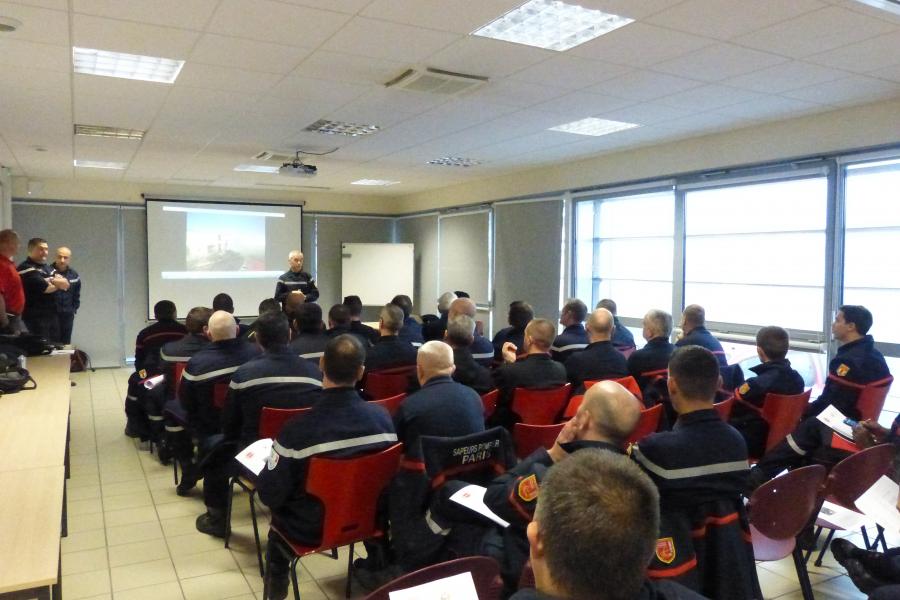 Présentation de la lance Hydrovent aux SDIS de France