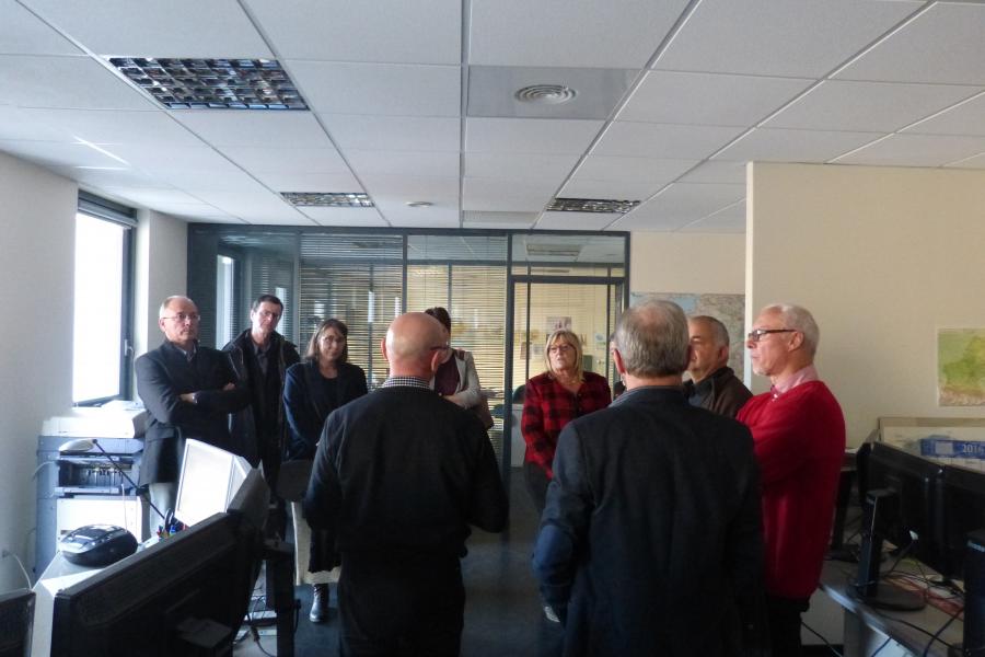 Visite des élus du canton de Carmaux1 - Ségala