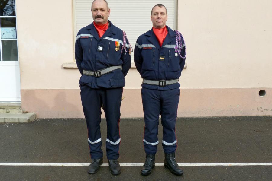 Passation de commandement du centre de secours de Murat-sur-Vèbre