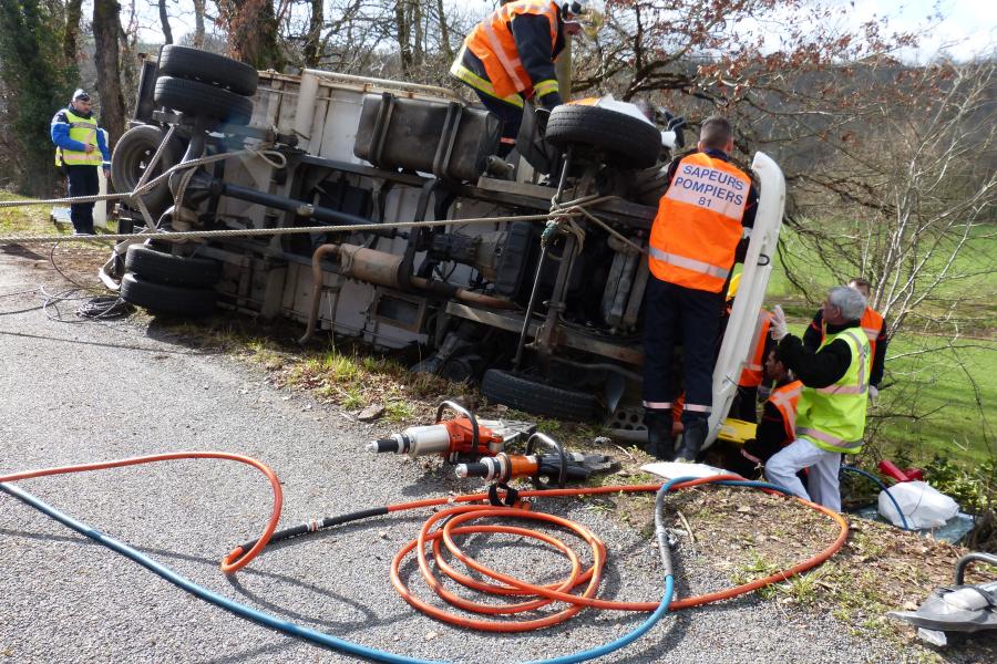 Accident de la circulation sur la commune du Ségur