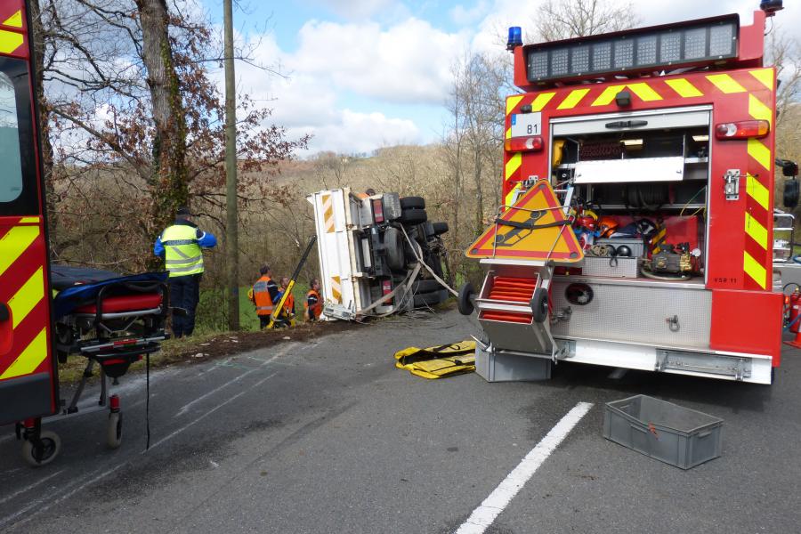 Accident de la circulation sur la commune du Ségur