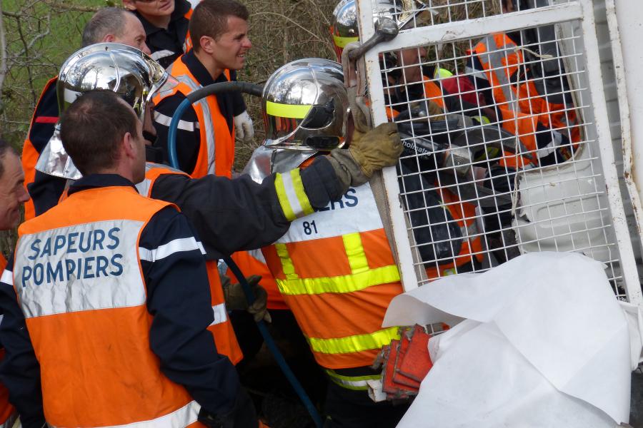 Accident de la circulation sur la commune du Ségur
