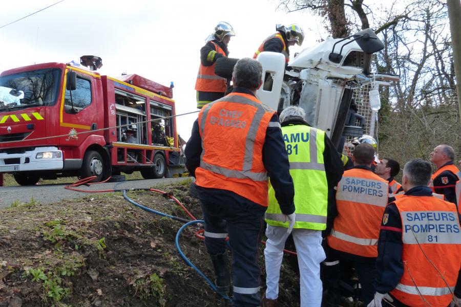 Accident de la circulation sur la commune du Ségur