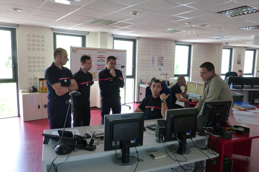 Le SDIS de l&#039;Aude en visite au SDIS du Tarn