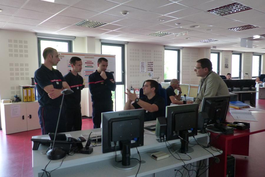 Le SDIS de l&#039;Aude en visite au SDIS du Tarn