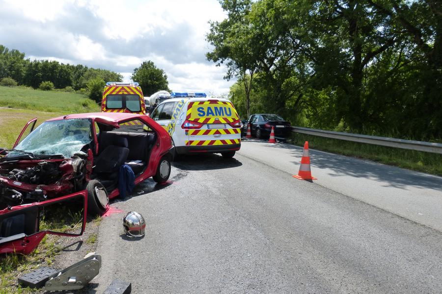 Accident de la circulation sur la commune de Lombers