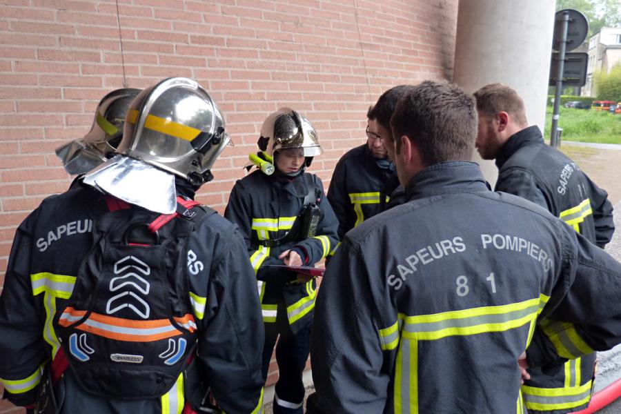 Quand les sapeurs-pompiers d&#039;Albi s&#039;intéressent au patrimoine local...