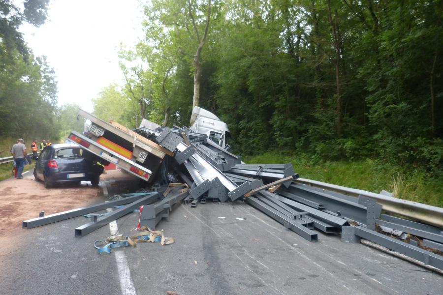 Accident de la circulation sur la commune de Venès