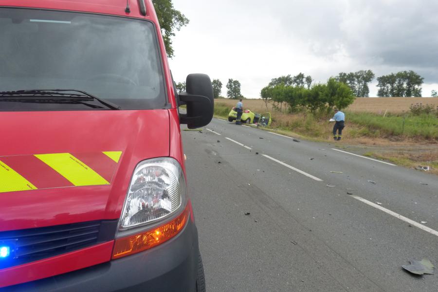 Accident de la circulation sur la commune de Venès