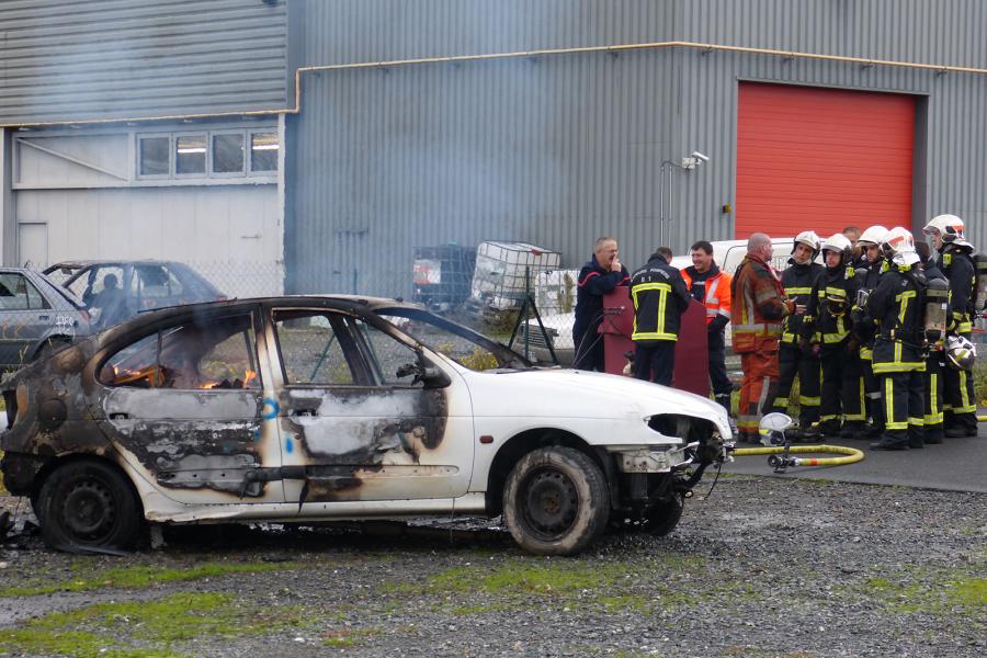 Manoeuvre au centre de secours principal d&#039;Albi
