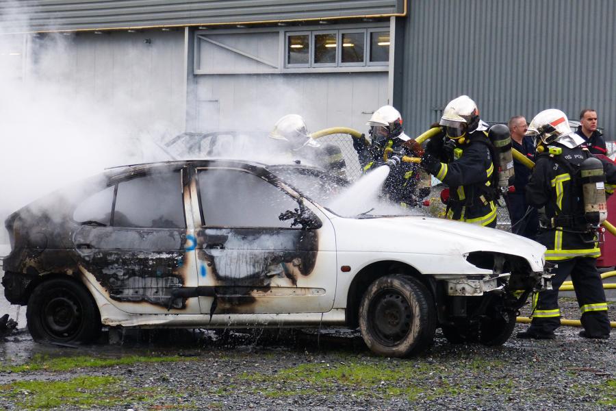 Manoeuvre au centre de secours principal d&#039;Albi