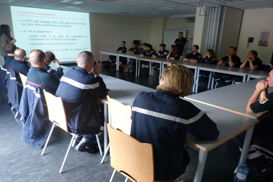 Journée d&#039;accueil des sapeurs-pompiers volontaires : 25 nouveaux volontaires