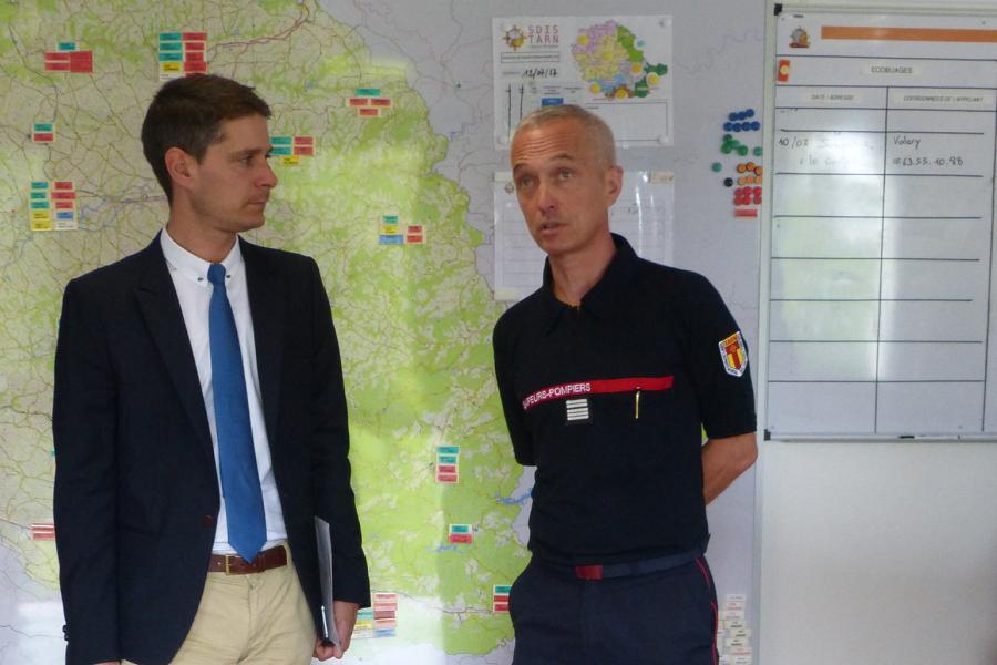 Visite du nouveau directeur de cabinet de la préfecture du Tarn