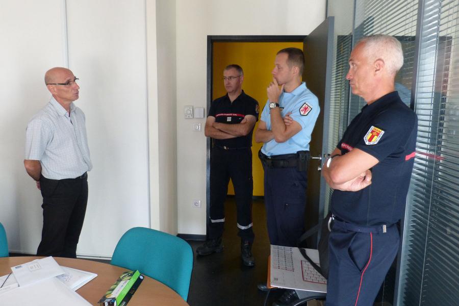 Visite de l&#039;Etat-major du commandant de gendarmerie du Tarn 