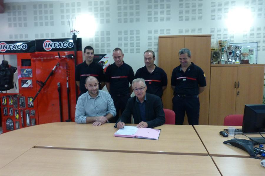 Signature d&#039;une convention de mise à disposition avec la société Infaco.