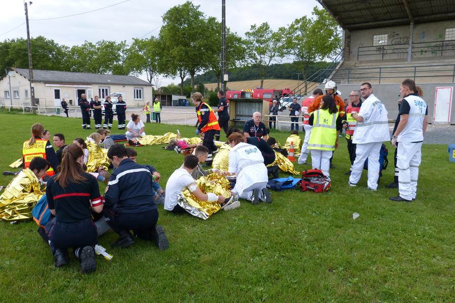 Exercice Nombreuses Victimes (NOVI) inter-services