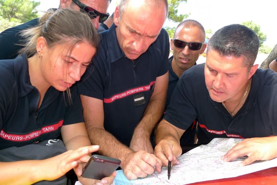 Retour de la colonne de renfort engagée dimanche dans l&#039;Aude