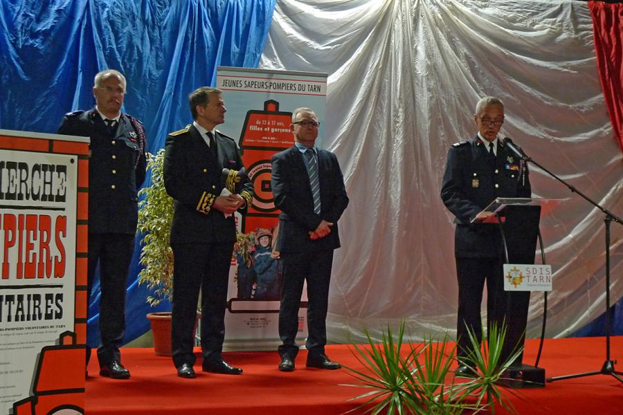 Sainte-Barbe célébrée par les sapeurs-pompiers Tarnais
