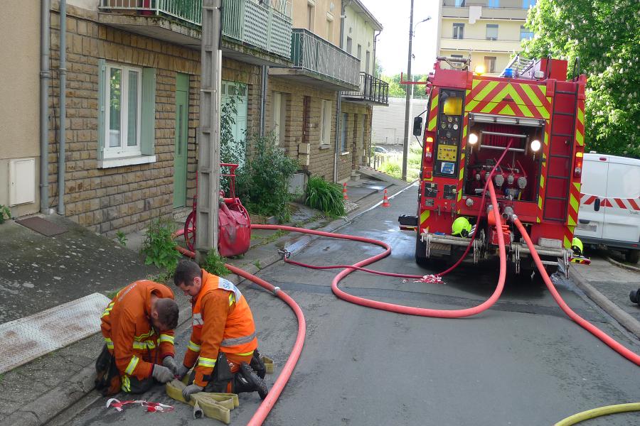 Feu d&#039;habitation à Carmaux
