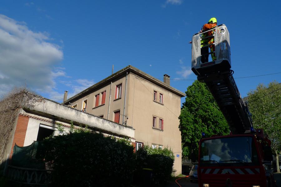Feu d&#039;habitation à Carmaux