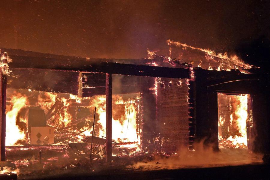 Feu d’habitation à Bournazel.