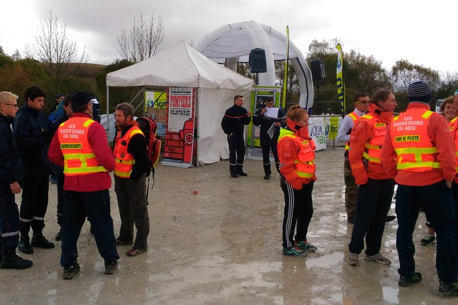Les JSP présents sur le dispositif de secours du cross de l&#039;UNSS
