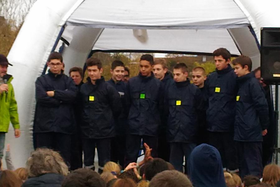 Les JSP présents sur le dispositif de secours du cross de l&#039;UNSS