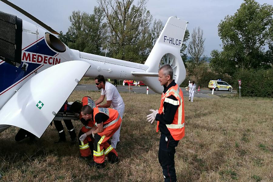  Embardée d&#039;une voiture à Bournazel