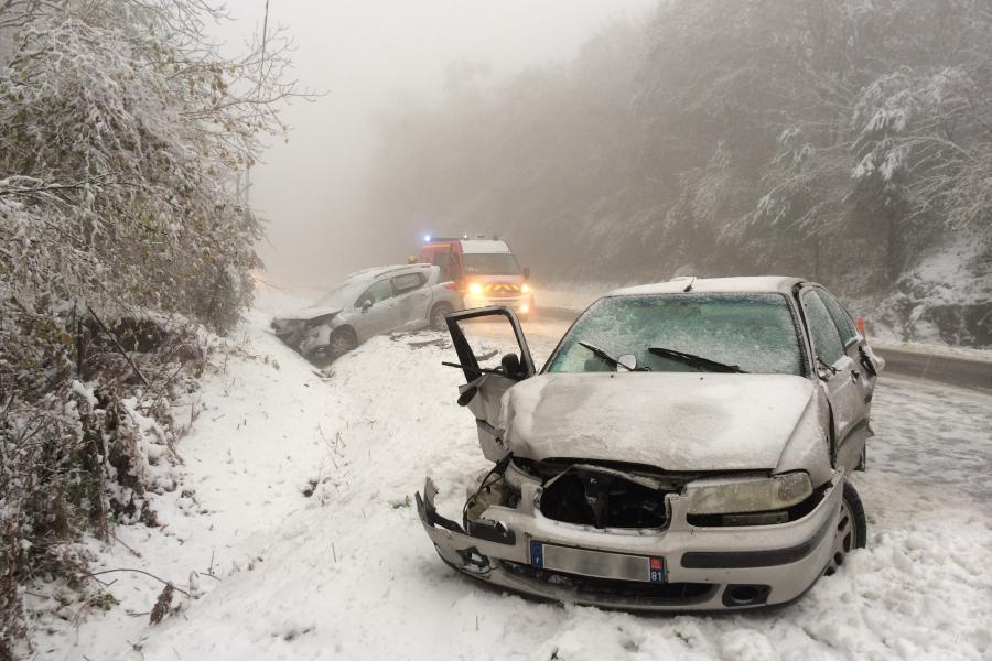 Accident de circulation sur la commune de Burlats