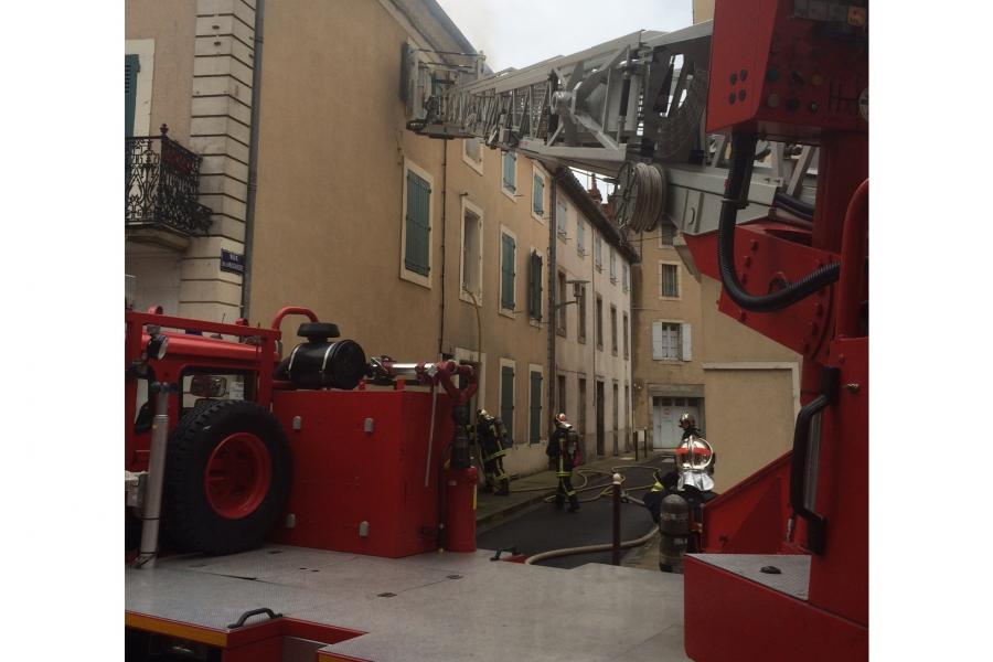 Feu d&#039;appartement à Mazamet