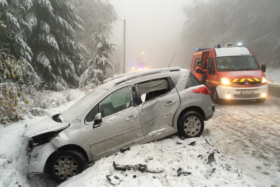 Accident de circulation sur la commune de Burlats