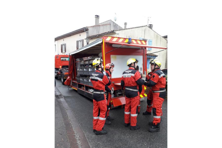 Feu de cheminée sur la commune de Payrin