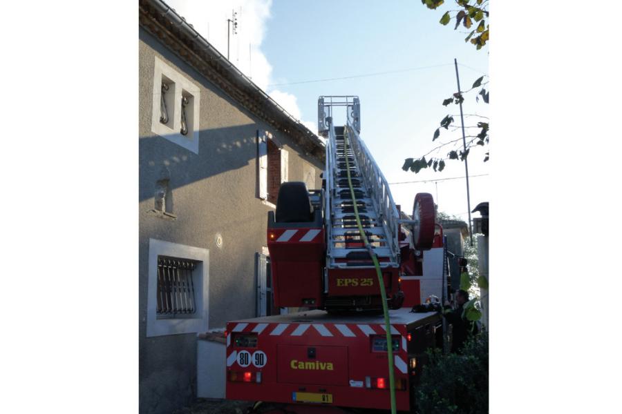 Feu d&#039;habitation à la Jonquière