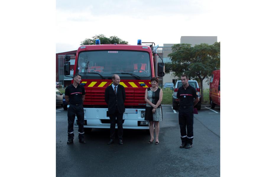 Nouveau fourgon incendie à Lisle-sur-Tarn