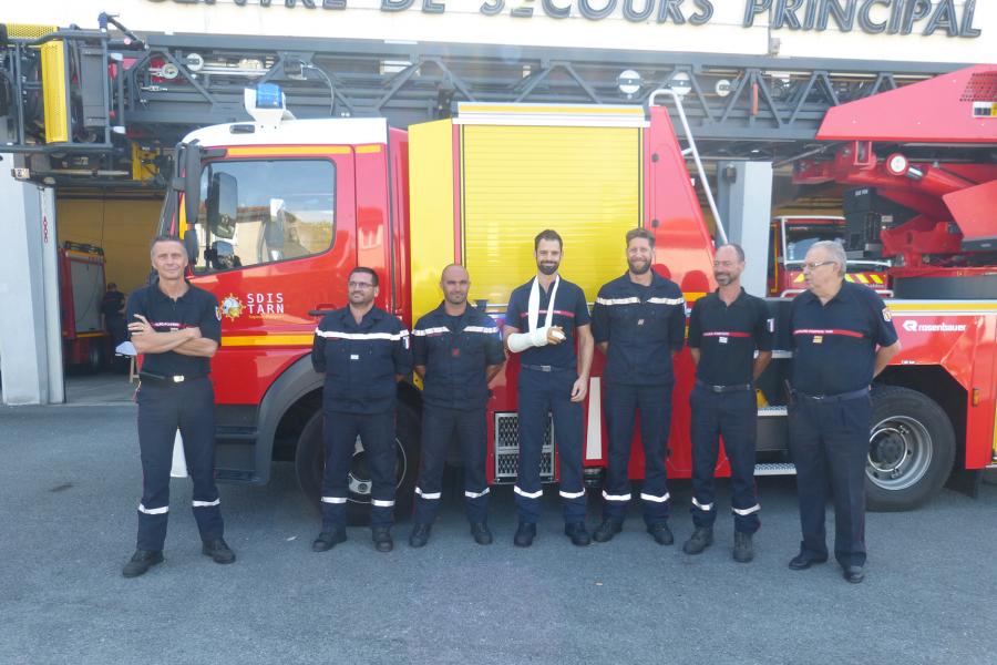 Retour des sapeurs-pompiers Tarnais envoyés en renforts à Saint-Martin.