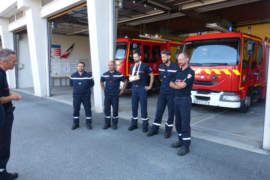 Retour des sapeurs-pompiers Tarnais envoyés en renforts à Saint-Martin.