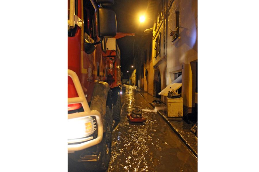 Crue de la rivière Tarn : les sapeurs-pompiers du SDIS 81 mobilisés