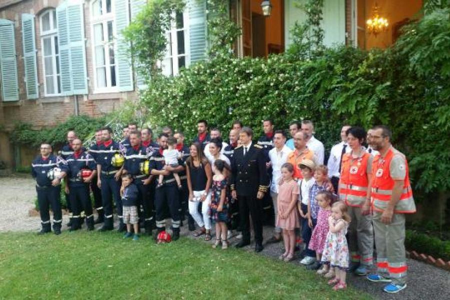 Cérémonie de remise des médailles de la Sécurité Intérieure et Acte Courage et Dévouement à la préfecture du TARN 