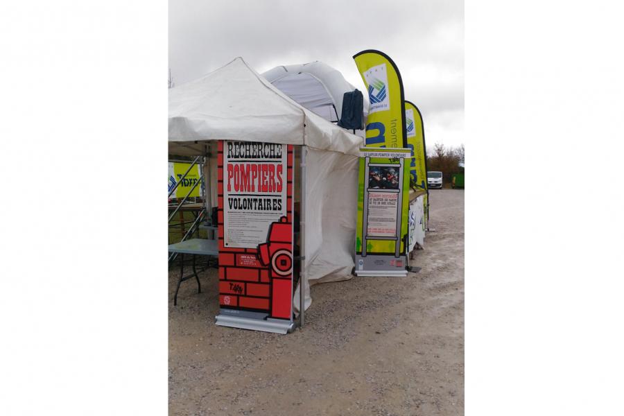 Les JSP présents sur le dispositif de secours du cross de l&#039;UNSS