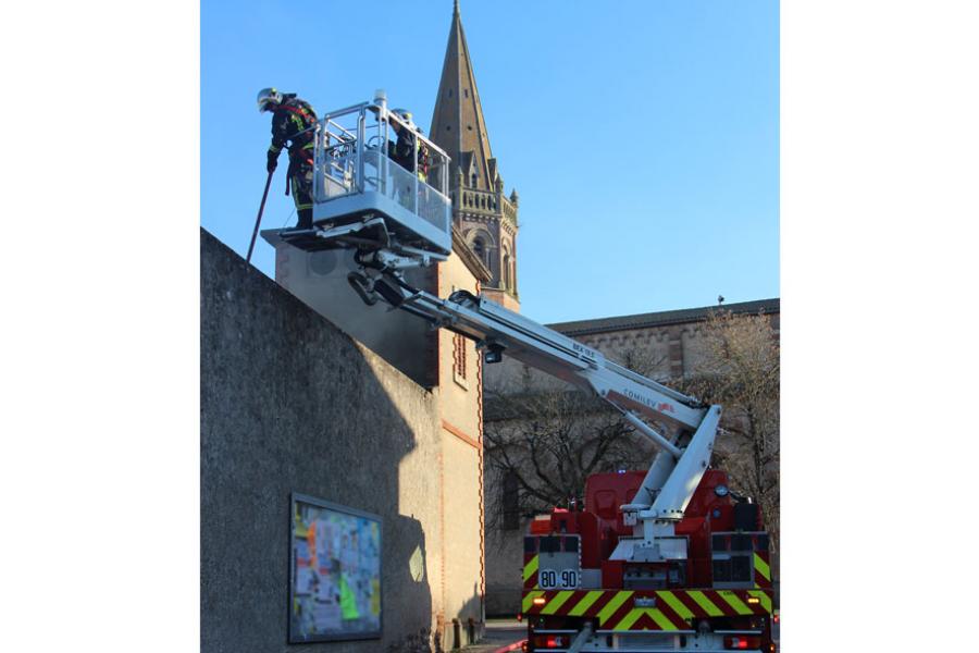 Feu d&#039;atelier à Saint-Paul-Cap-de-Joux
