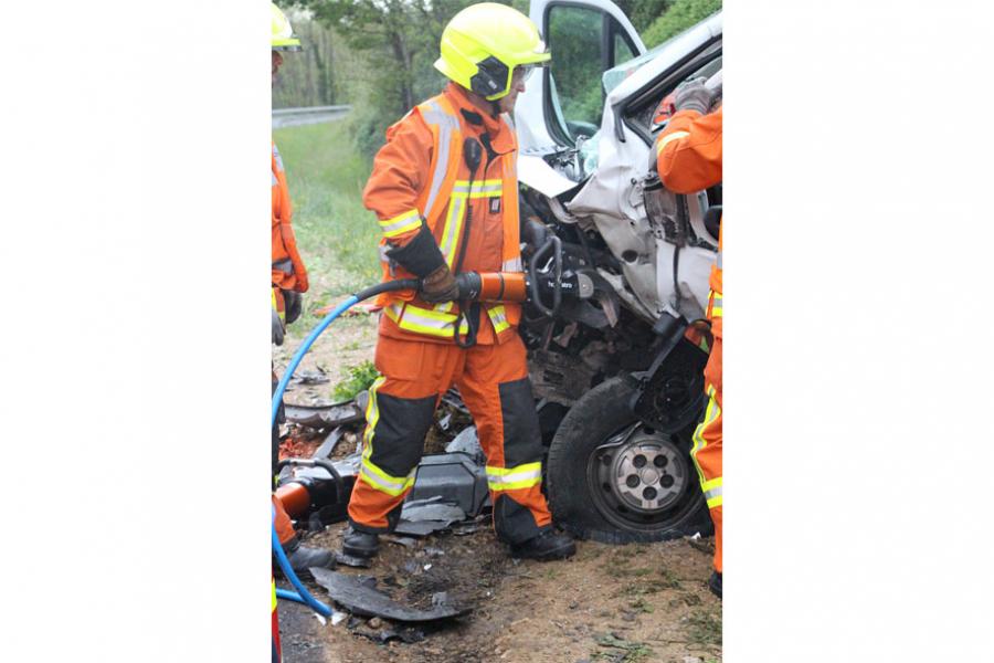 Accident de la route à Lombers
