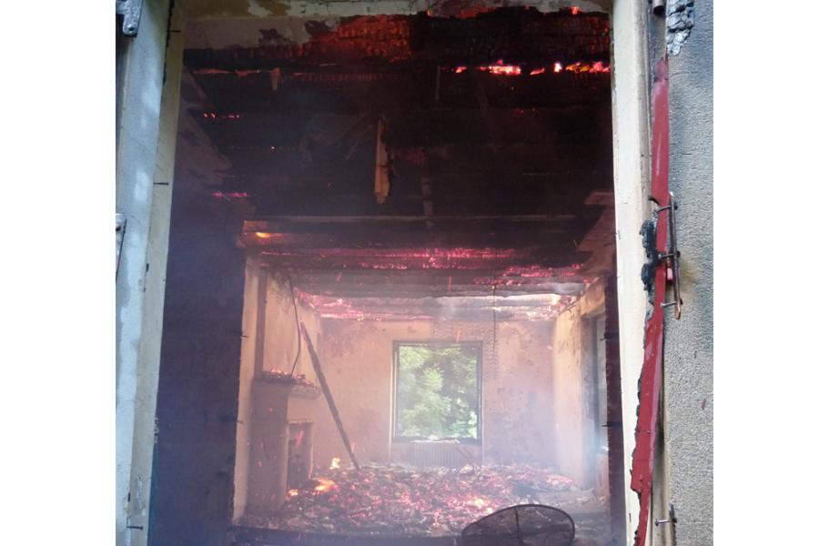 Feu d&#039;habitation sur la commune de Mazamet